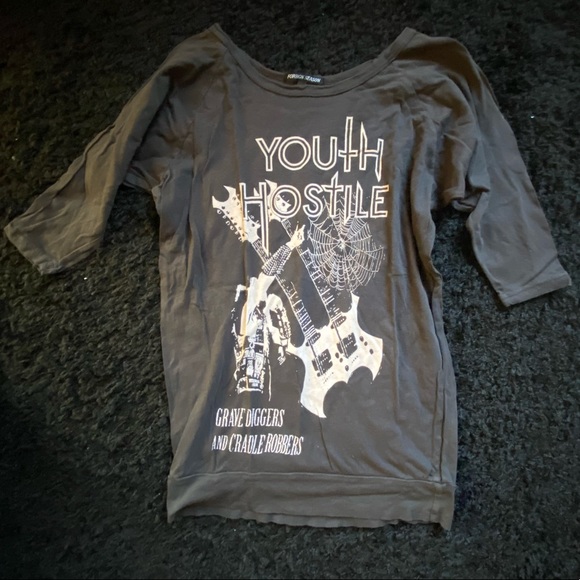 Youth Hostile Band Tee Urban Outfitters - Picture 4 of 8